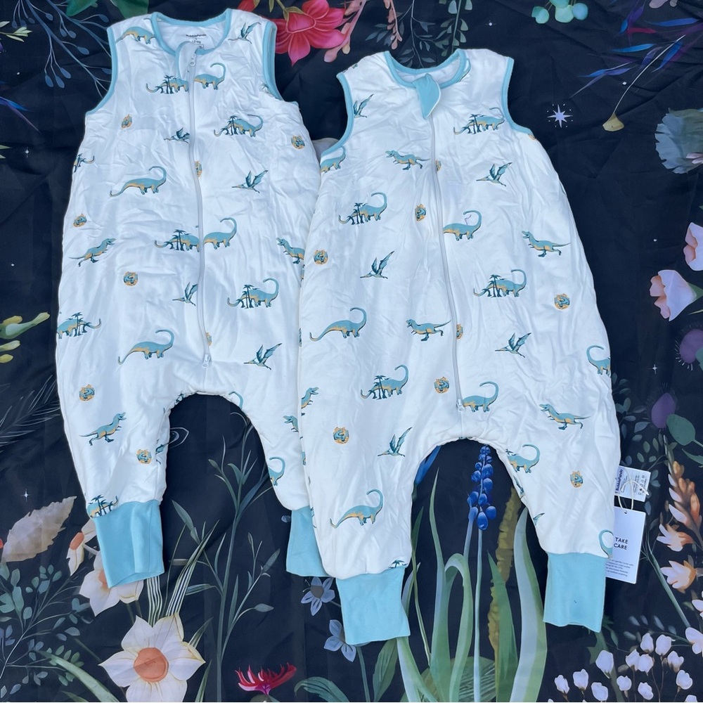 2x NWT BubblePanda Sleep Sack with Legs Onesie Wearable Bedding for Babies 2T-3T
